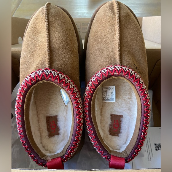 UGG TAZZ PLATFORM Slipper Clog Shoe CHESTNUT SIZE 7, 8, 9 NEW IN BOX - Picture 6 of 10